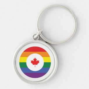 Llavero Orgullo gay de Canadá