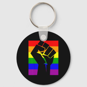 Llavero Orgullo gay resiste primera bandera arcoiris camis