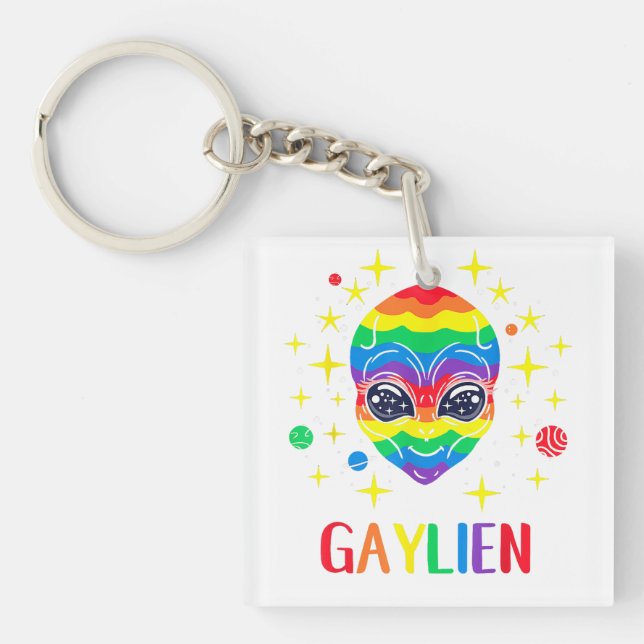 Llavero Orgullo Gaylien Gay (Frente)