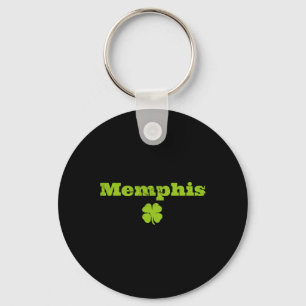 Llavero Orgullo Irlandés Memphis Tn Imagen de Trébol Día d
