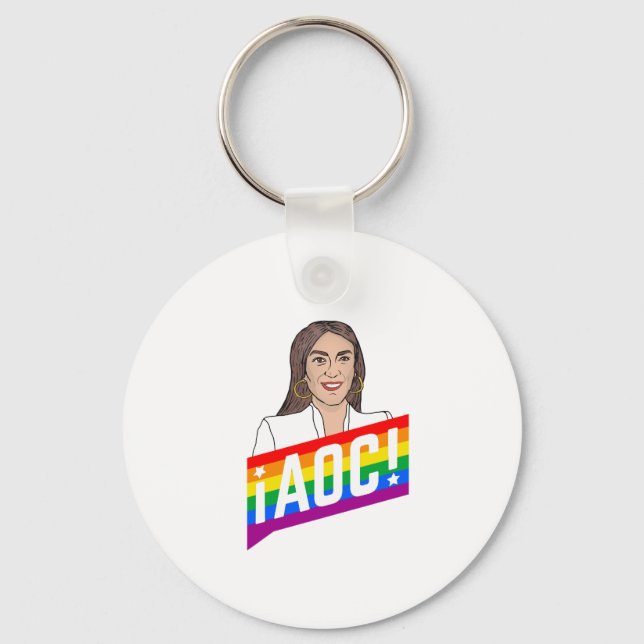 Llavero Orgullo LGBT de AOC (Anverso)