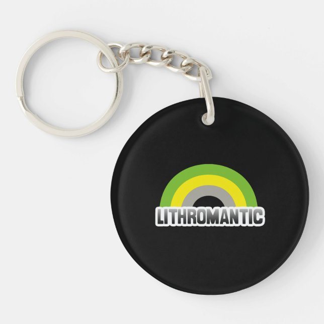 Llavero Orgullo litromántico (Frente)