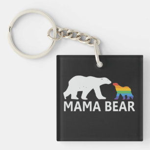 Llavero Orgullo Mamá Oso Orgullosa Mamá Lgbt Mama Bear