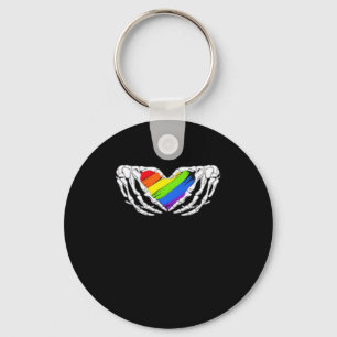 Llavero Orgullo - Manos de Skeleton Orgullo con el Corazón