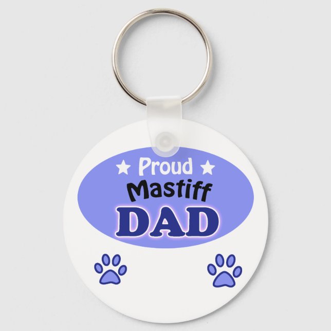 Llavero Orgullo Mastiff Dad (Anverso)