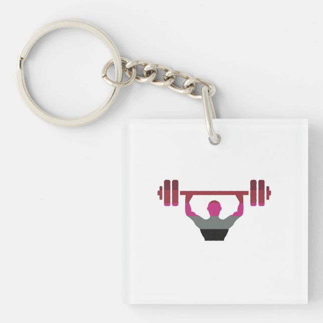 Llavero Orgullo Muscular (Frente)