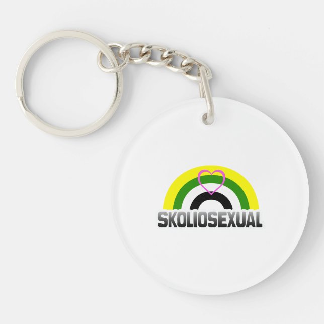 Llavero Orgullo skoliosexual (Frente)