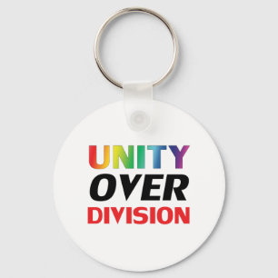 Llavero Orgullo "Unidad sobre División", lgbtq, arcoiris l