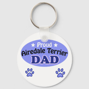 Llavero Orgullosa Airedale Terrier Dad