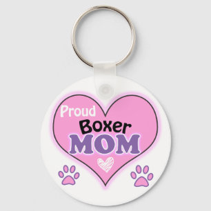 Llavero Orgullosa Boxer Mom