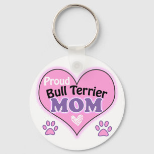 Llavero Orgullosa Bull Terrier Mom