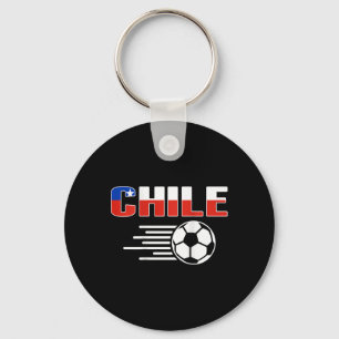 Llavero Orgullosa camiseta de aficionados al fútbol de Chi