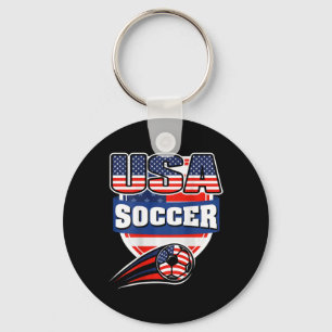Llavero Orgullosa camiseta de fútbol americano para aficio