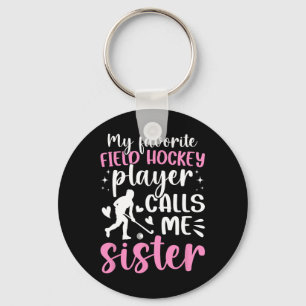 Llavero Orgullosa Hermana de Hockey sobre Césped de un Jug
