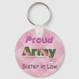 Llavero Orgullosa Hermana del Ejército en la Keychain Jurí