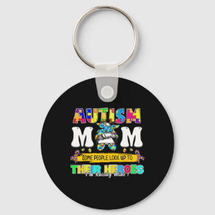 Llavero Orgullosa madre de autismo que algunas personas ad