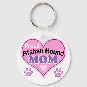 Llavero Orgullosa madre de un heound afgano
