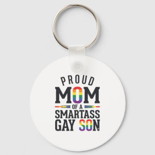 Llavero Orgullosa madre de un hijo gay descarado camiseta
