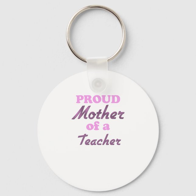 Llavero Orgullosa madre de un profesor (Anverso)