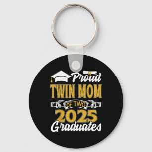 Llavero Orgullosa Madre Gemela De Dos Graduados 2025 Gradu