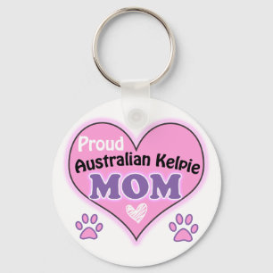 Llavero Orgullosa mamá australiana Kelpie