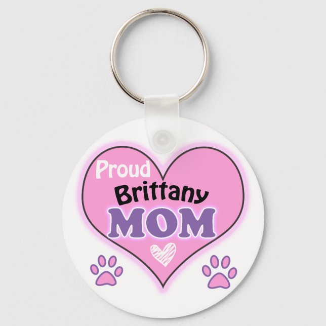 Llavero Orgullosa mamá Brittany (Anverso)