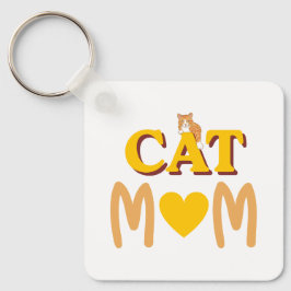 Llavero Orgullosa Mamá de Gato Día de la Madre