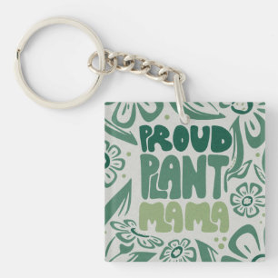 Llavero Orgullosa Mamá de Plantas – Amante de Plantas Auda