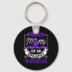Llavero Orgullosa Mamá De Una Epilepsia De Guerrero Epilep