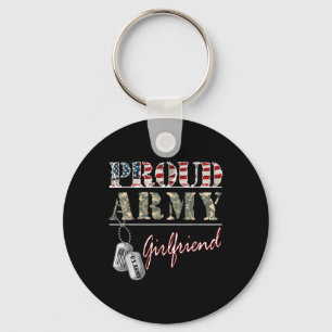 Llavero Orgullosa novia del ejército norteamericano vetera