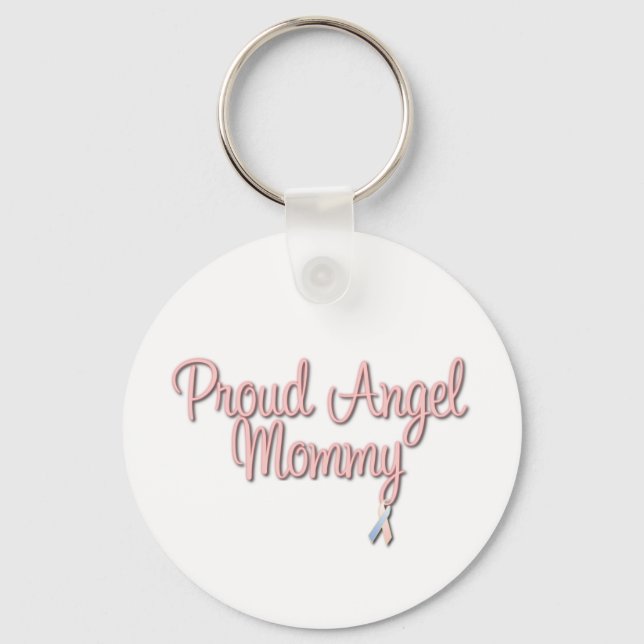 Llavero Orgulloso Angel Mommy Keychain (Anverso)