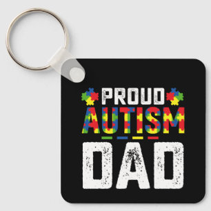 Llavero Orgulloso autismo papá conciencia familia autista