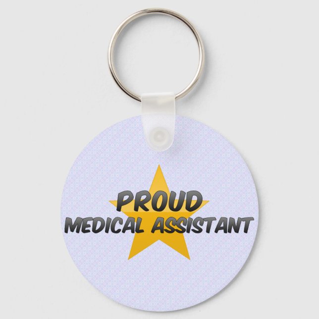 Llavero Orgulloso Auxiliar Médico (Anverso)