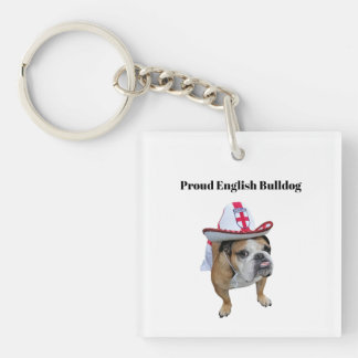 Llavero Orgulloso Bulldog inglés