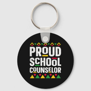 Llavero Orgulloso Consejero Escolar Orgullo de África Mes