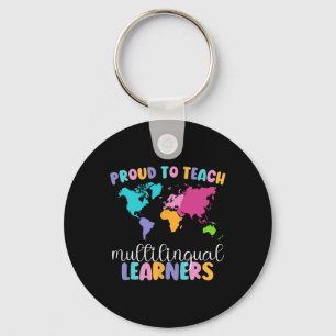 Llavero Orgulloso de enseñar inglés como segundo idioma a