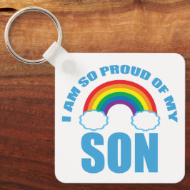 Llavero Orgulloso de mi hijo, padre del orgullo gay arcoir