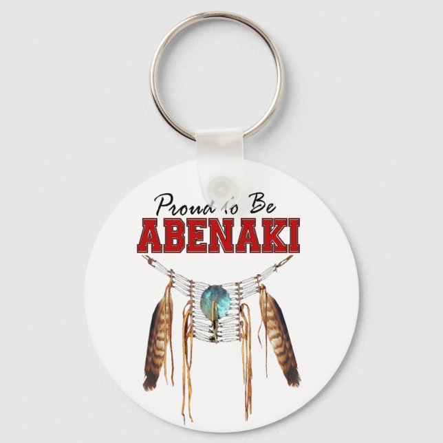 Llavero Orgulloso de ser Abenaki (Anverso)