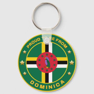 Llavero Orgulloso De Ser De Dominica