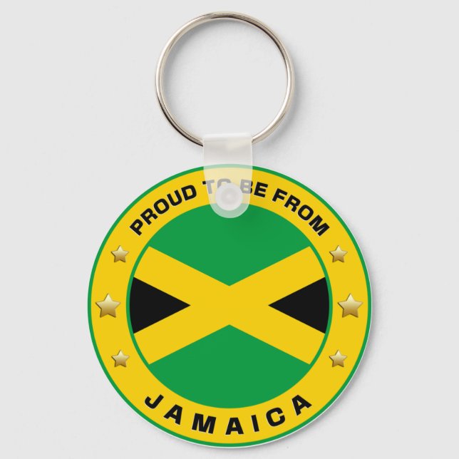 Llavero Orgulloso De Ser De Jamaica (Anverso)