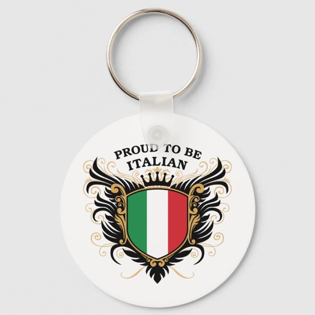 Llavero Orgulloso de ser italiano (Anverso)