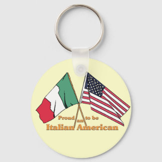 Llavero Orgulloso De Ser Italiano-Estadounidense