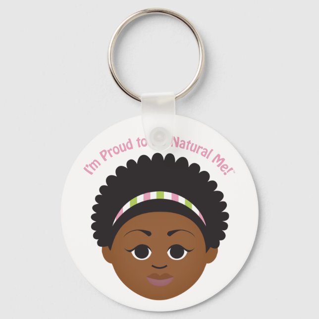 Llavero Orgulloso de ser keychain naturales (Anverso)