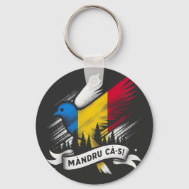 Llavero Orgulloso de ser rumano paloma