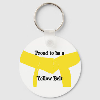 Llavero Orgulloso de ser un cinturón amarillo