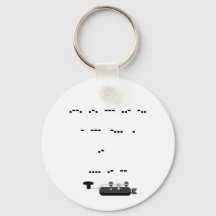 Orgulloso De Ser Un Ham Morse Code Keychain