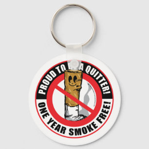 Llavero Orgulloso De Ser Un Quitter De Un Año