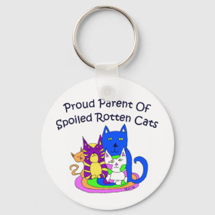 Llavero orgulloso del padre del gato