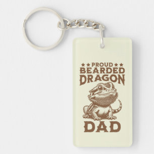 Llavero Orgulloso Dragon Dad Reptile Lover