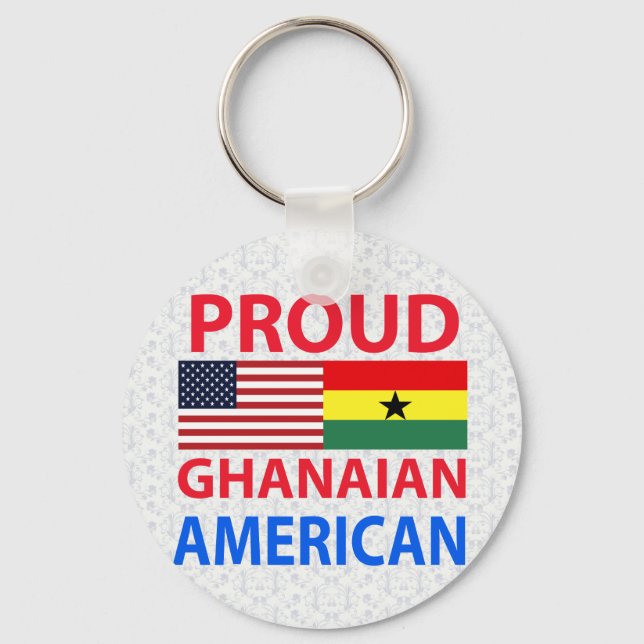 Llavero Orgulloso ghanés-americano (Anverso)